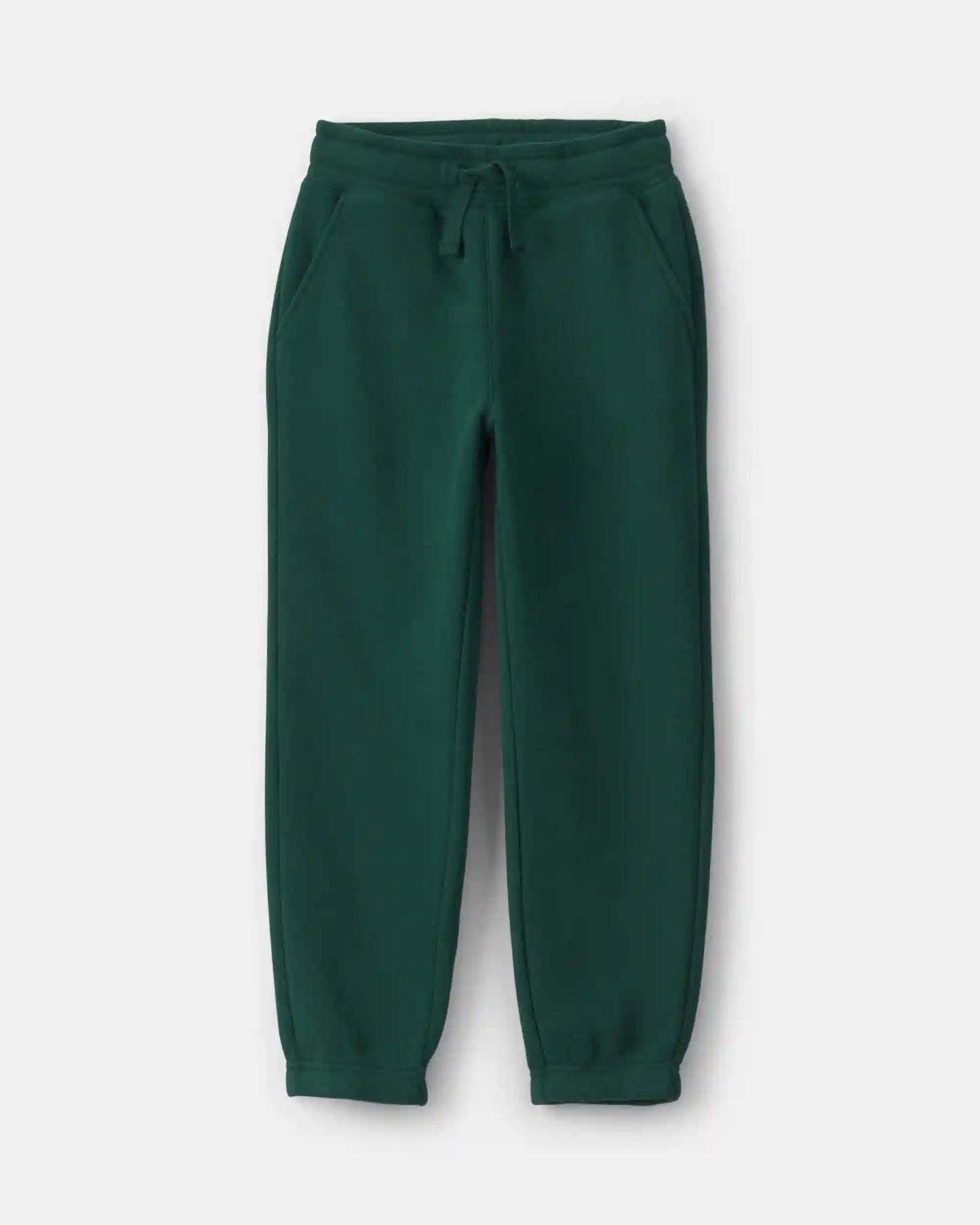 Boys Fleece Joggers - Dark Green