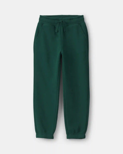 Boys Fleece Joggers - Dark Green