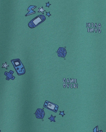 Boys Fleece Pullover Sweatshirt - Green