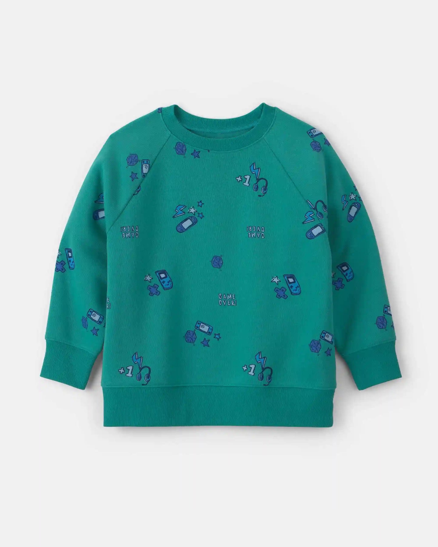 Boys Fleece Pullover Sweatshirt - Green