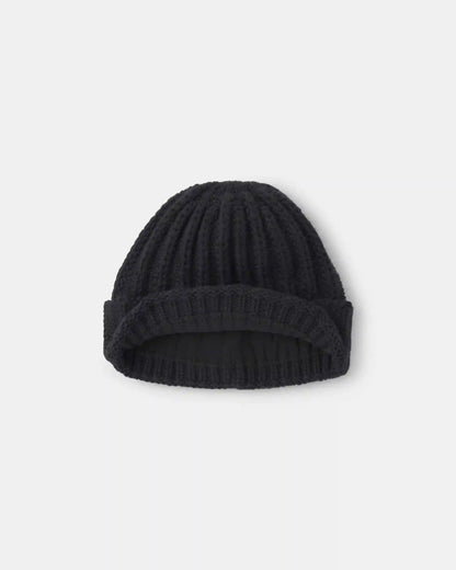 Boys Ribbed Beanie - Black