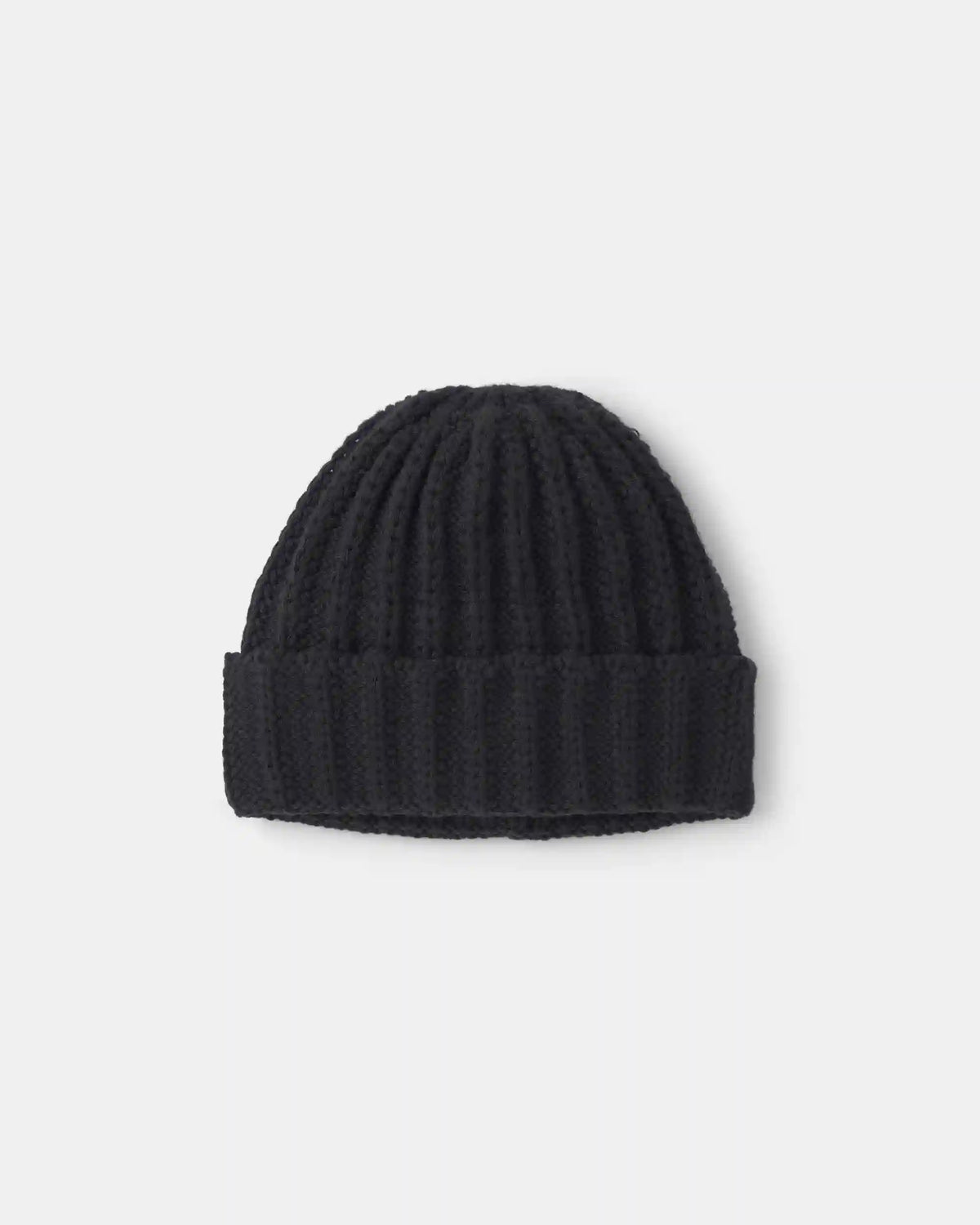 Boys Ribbed Beanie - Black
