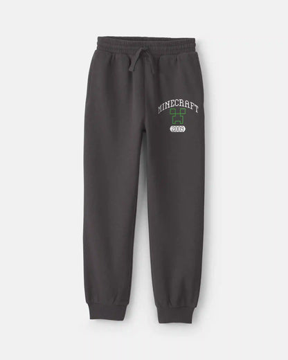 Boys Minecraft® Fleece Joggers - Black