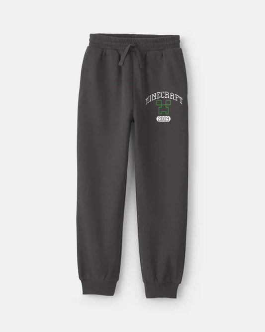 Boys Minecraft® Fleece Joggers - Black
