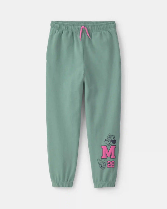 Girls Disney© Minnie Mouse Fleece Joggers - Green