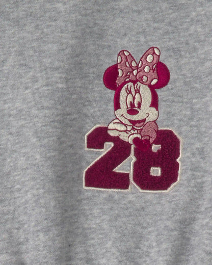 Girls Disney© Minnie Color Block Long-Sleeve Dress - Grey