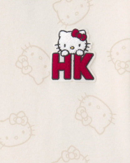 Girls Hello Kitty® Long-Sleeve Layered Dress - Cream