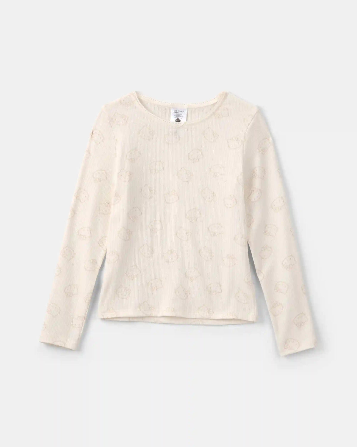 Girls Hello Kitty® Long-Sleeve Top - Cream