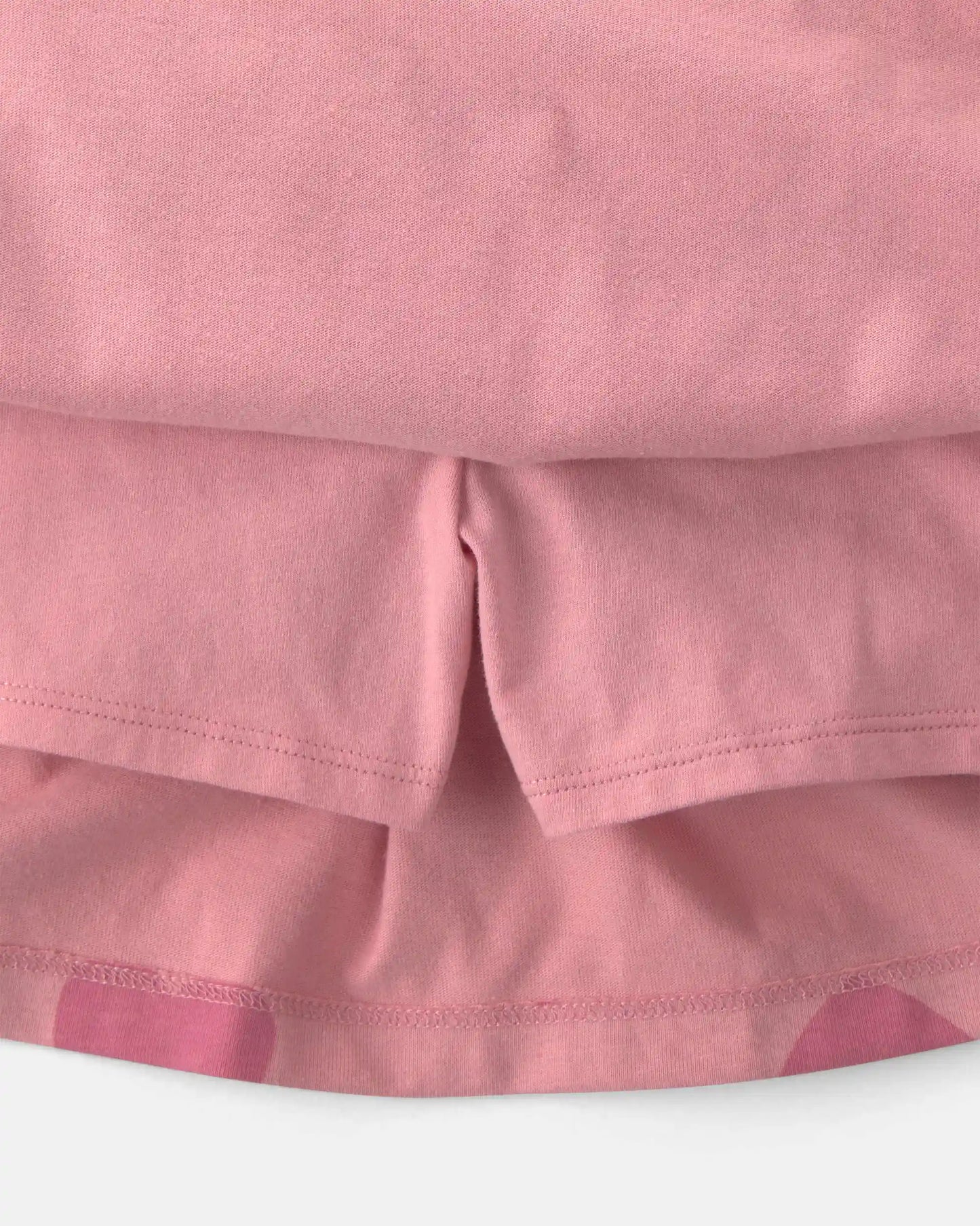 Girls Heart Cotton Skort - Pink