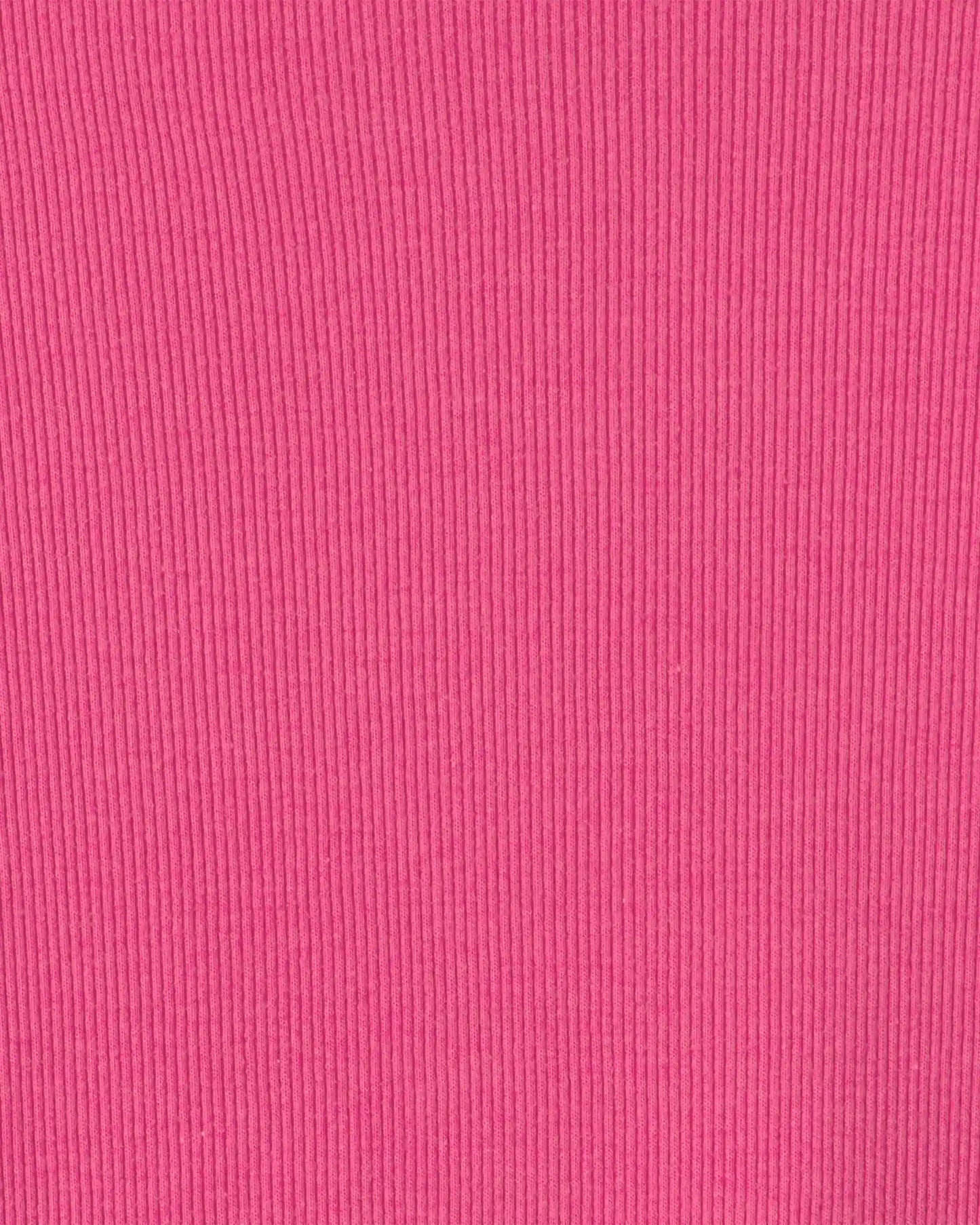 Girls Long-Sleeve Ribbed Top - Pink
