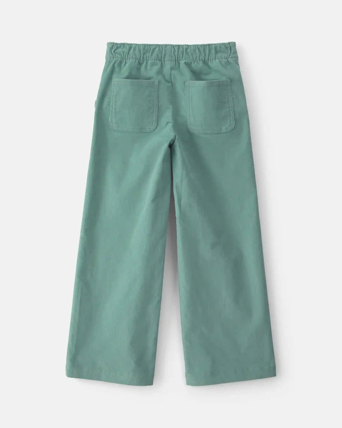 Girls Corduroy Wide-Leg Pants - Green