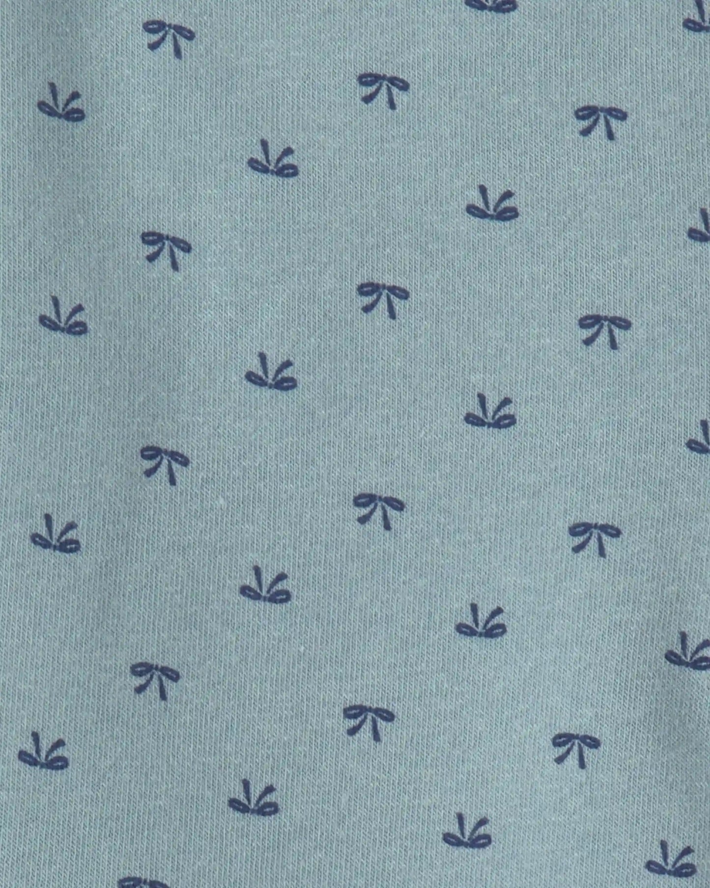Girls 2-Piece Bow Fleece Pullover & Pant Set - Blue