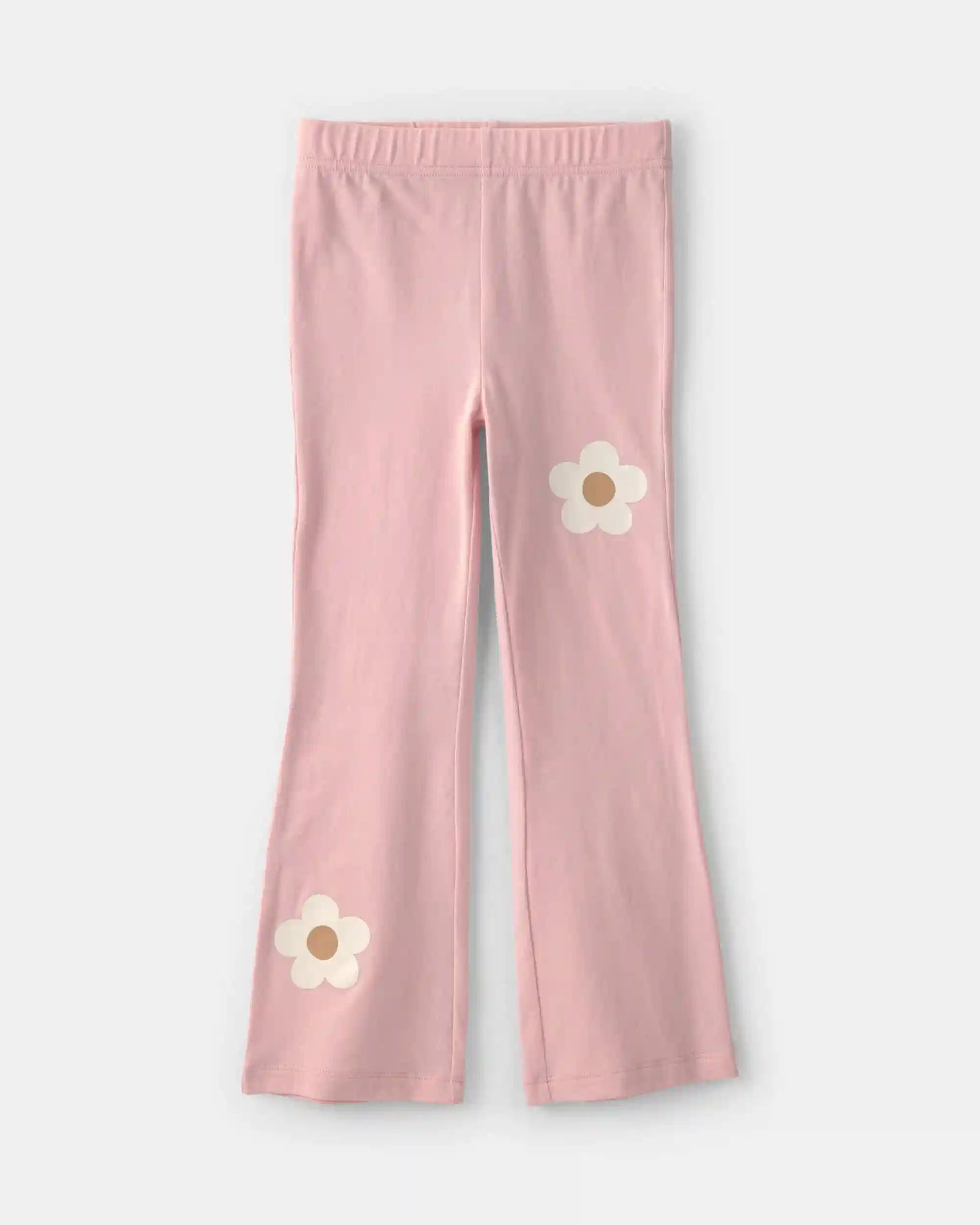 Girls 2-Piece Floral Teddy Fleece Layering Set - Pink
