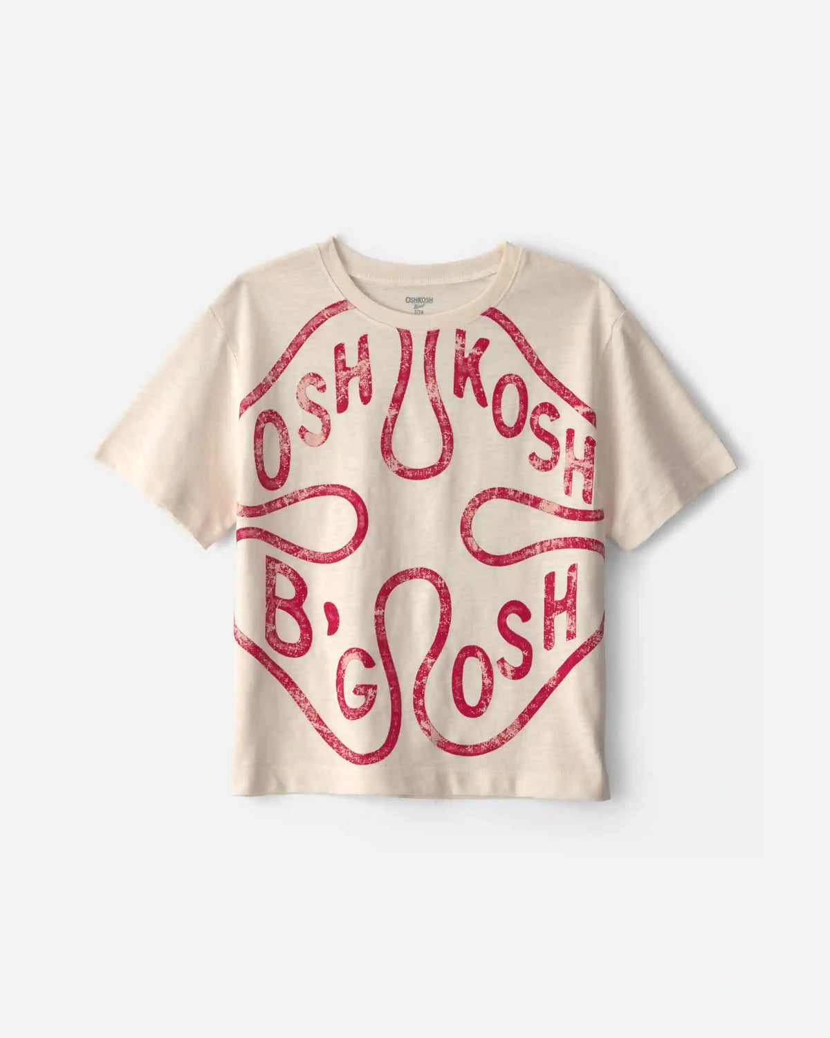 Girls 'Osh Kosh B'Gosh' Graphic Tee - Cream