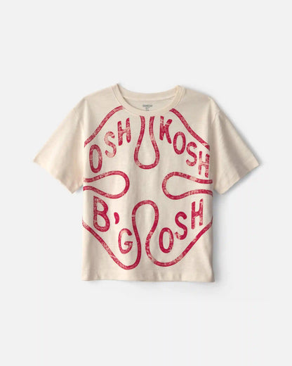 Girls 'Osh Kosh B'Gosh' Graphic Tee - Cream