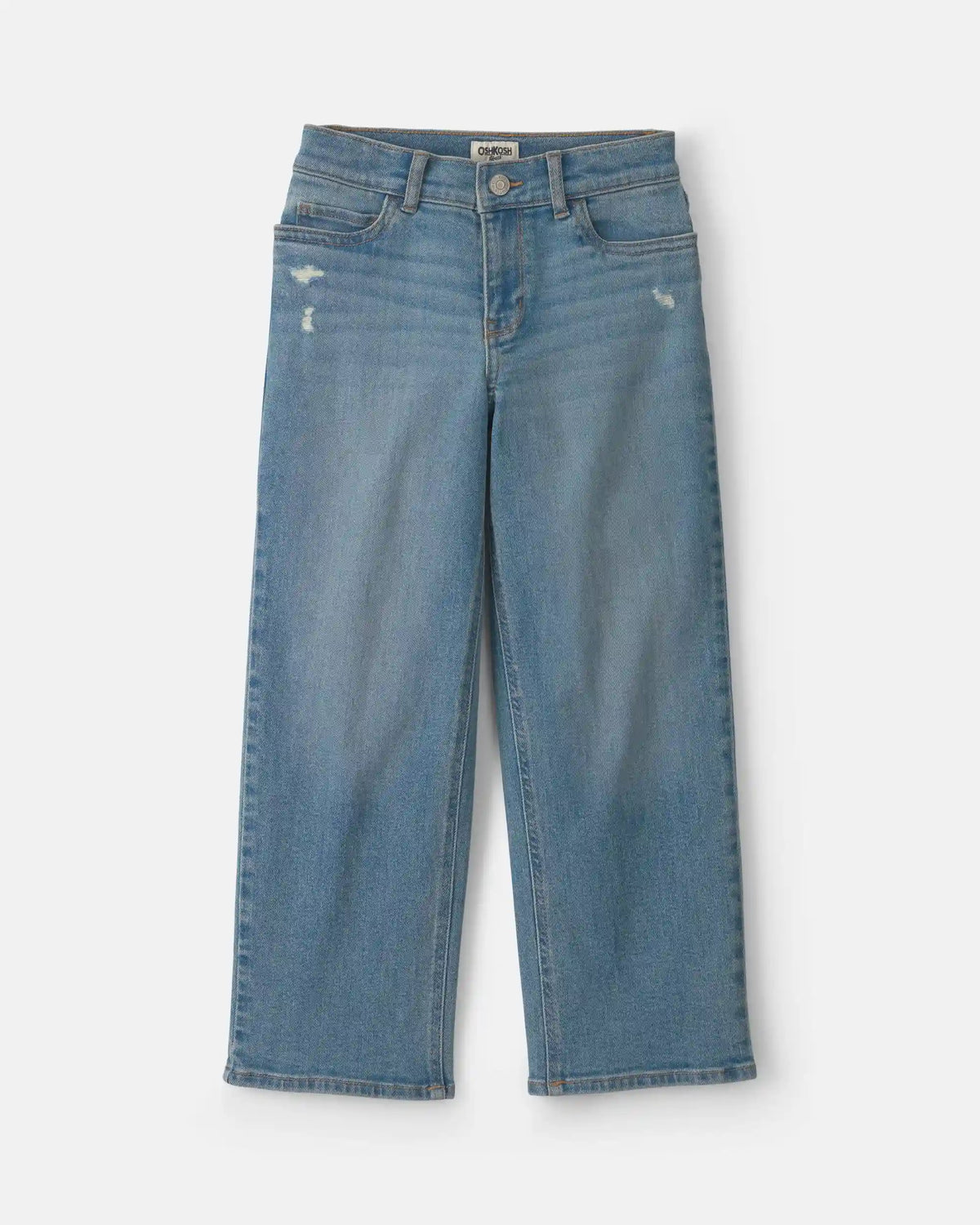 Girls Denim Straight Jeans - Light Wash