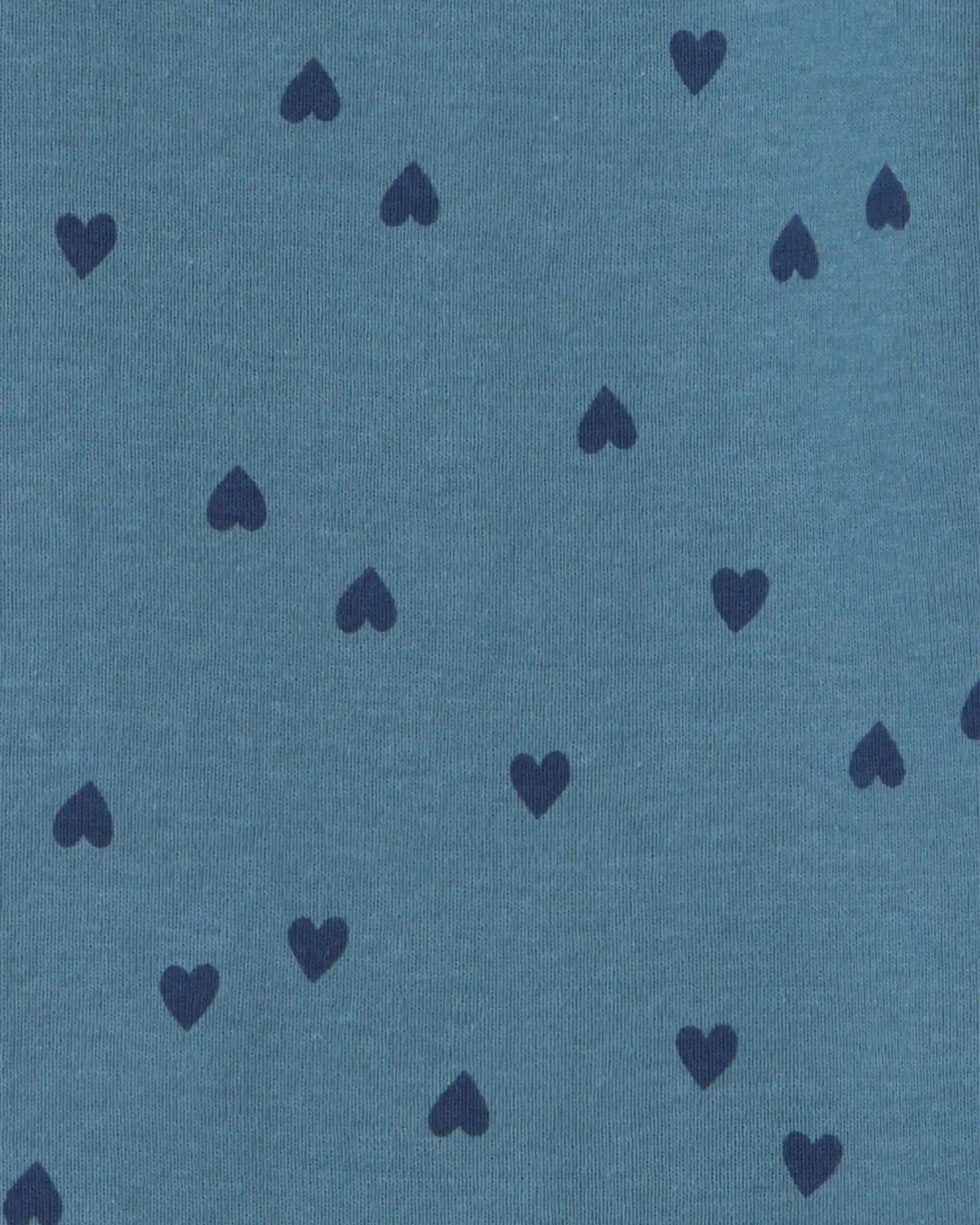 Girls Heart Long-Sleeve Rib Top - Blue