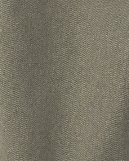 Girls Twill Barrel Jeans - Olive Green