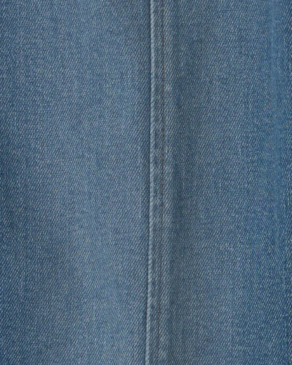 Girls Denim Barrel Jeans - Medium Wash