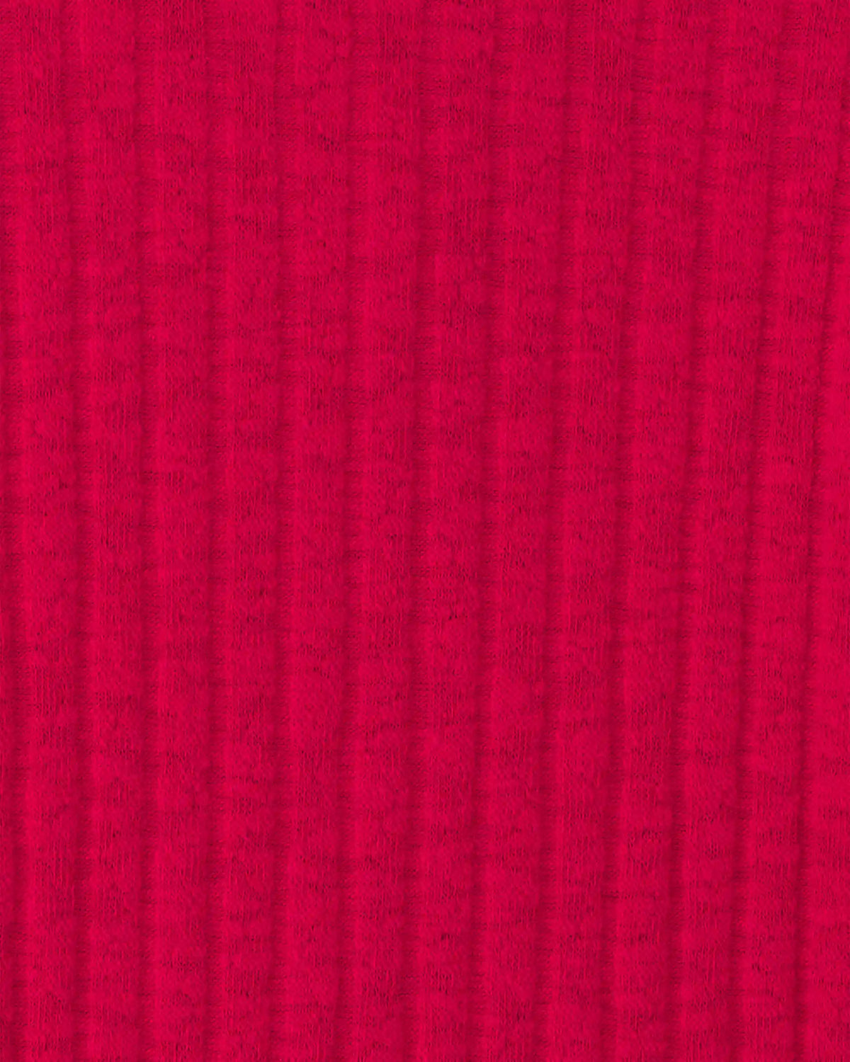 Girls Long-Sleeve Mock Neck Top - Red