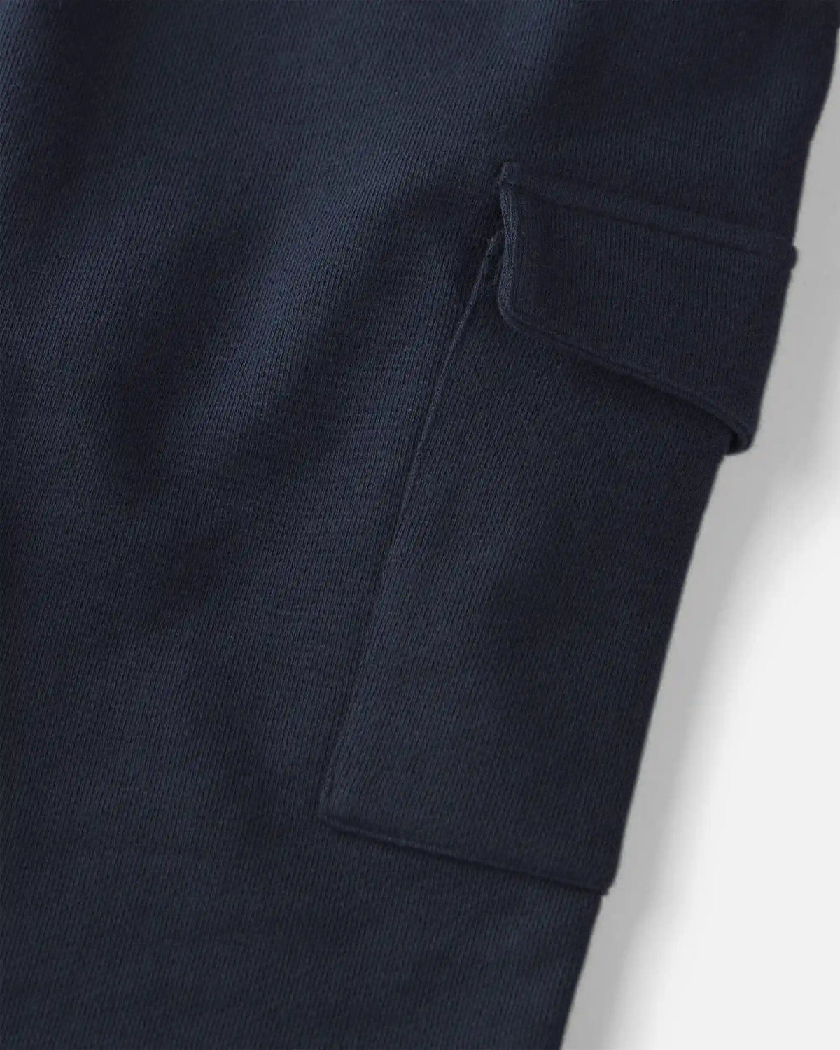 Boys Organic Cotton French Terry Cargo Pants