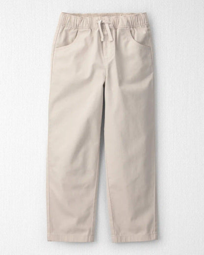 Kids Organic Cotton Baggy Twill Pants