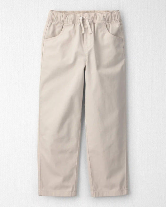 Kids Organic Cotton Baggy Twill Pants