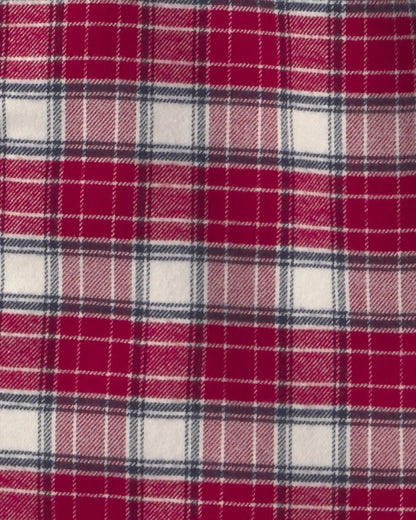 Boys Organic Cotton Flannel Button-Down Shirt