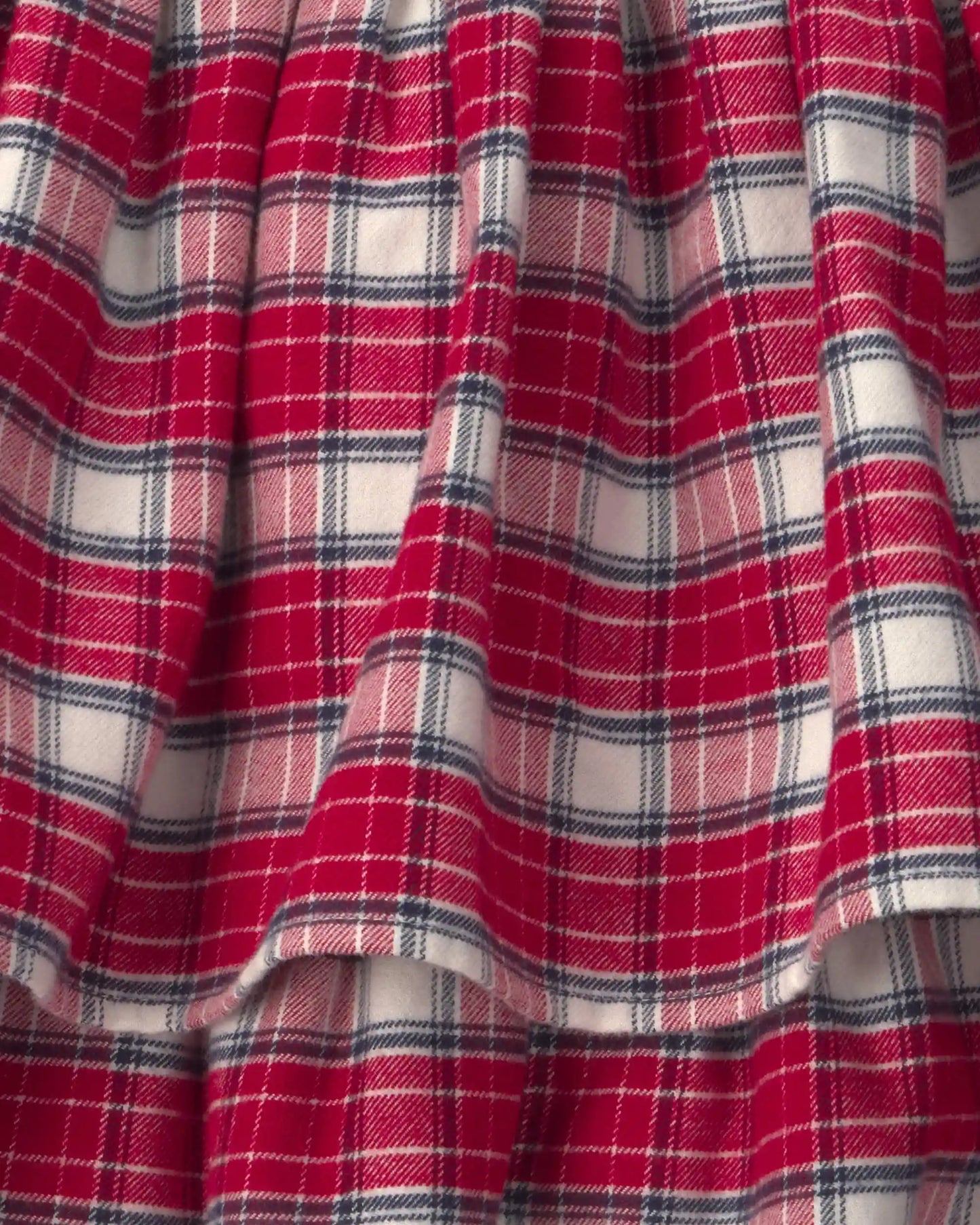 Girls Organic Cotton Flannel Skirt