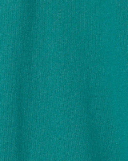 Boys Long-Sleeve Henley T-Shirt - Teal