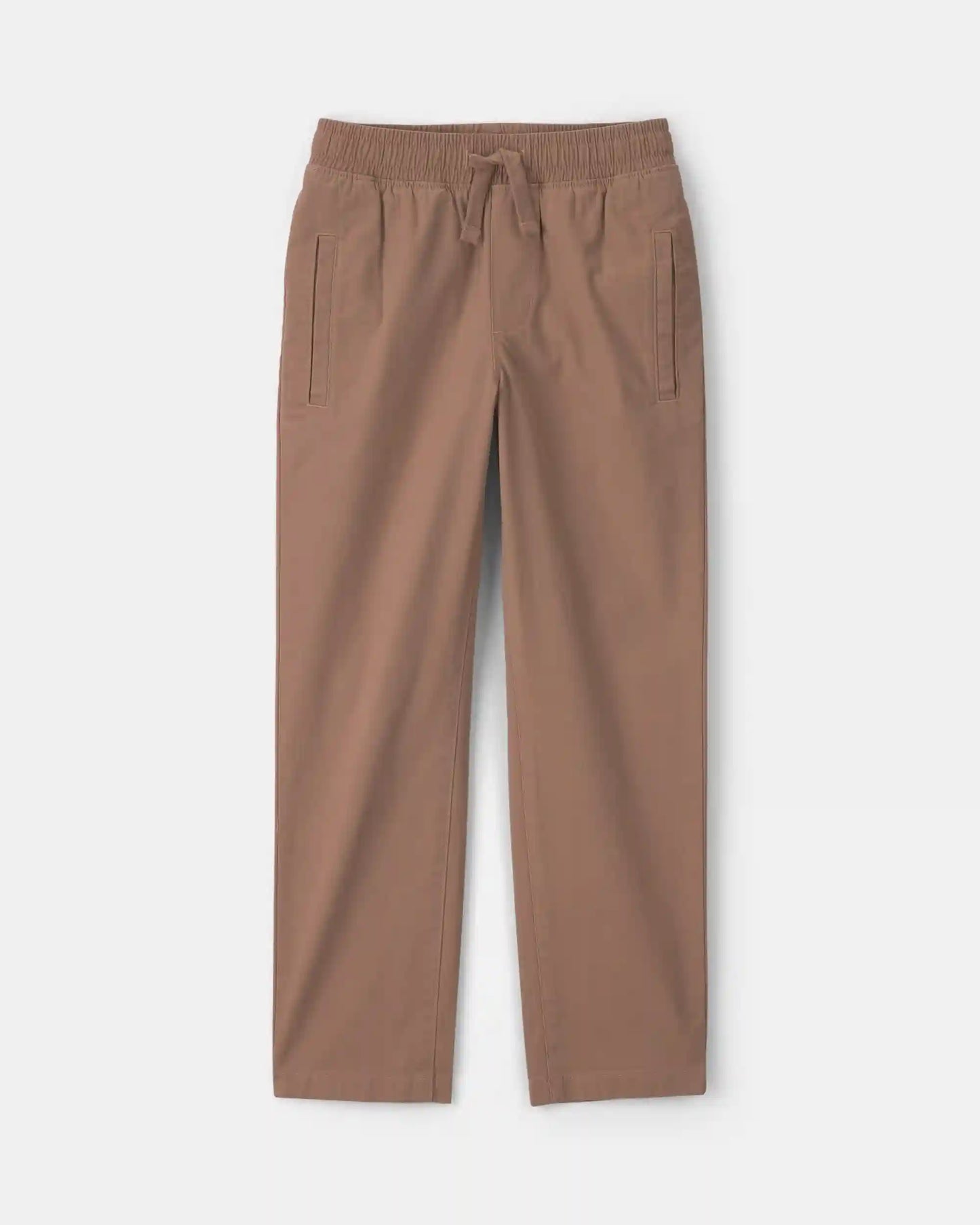 Boys Twill Pants - Brown
