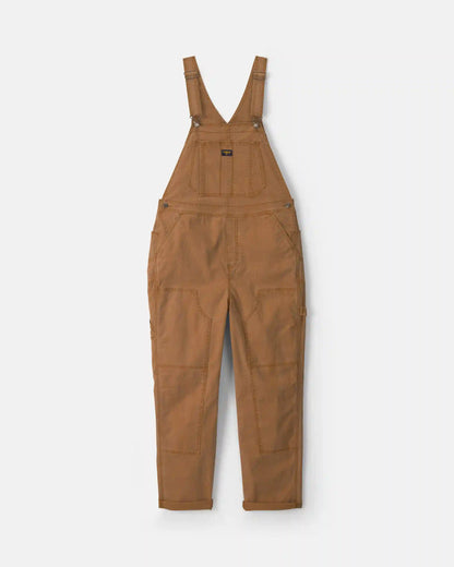 Adult Twill Overalls - Brown