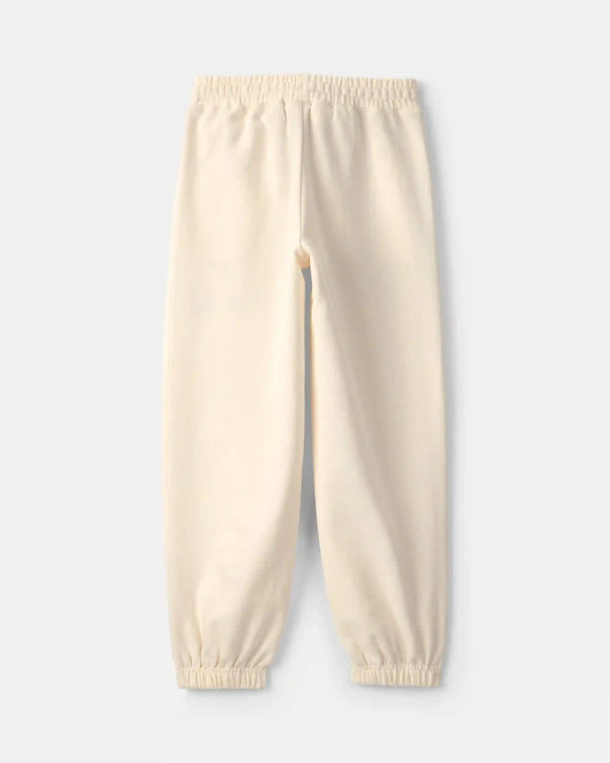 Girls '95' Floral French Terry Joggers - Cream