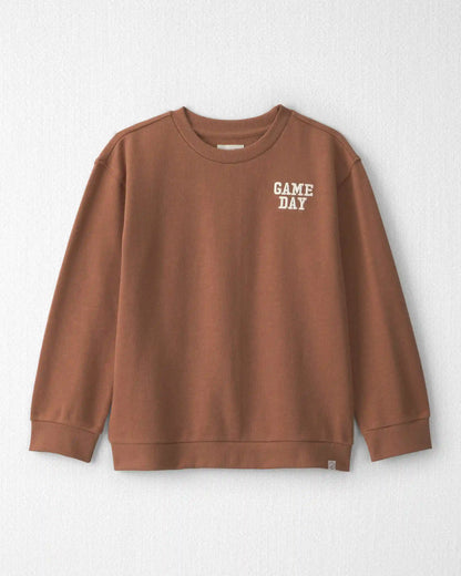 Kids Organic Cotton 'Game Day' French Terry Sweatshirt