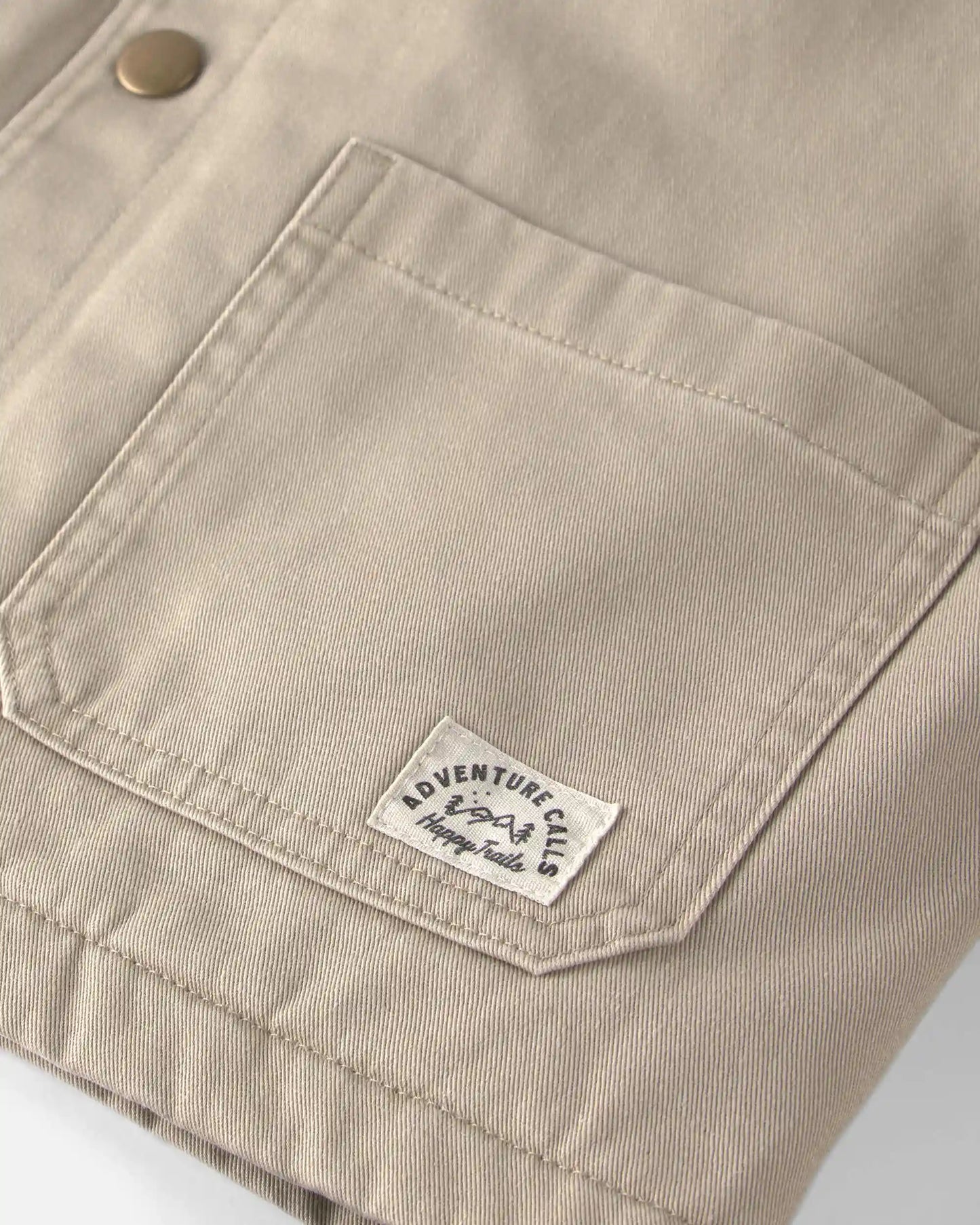 Kids Organic Cotton Twill Barn Jacket