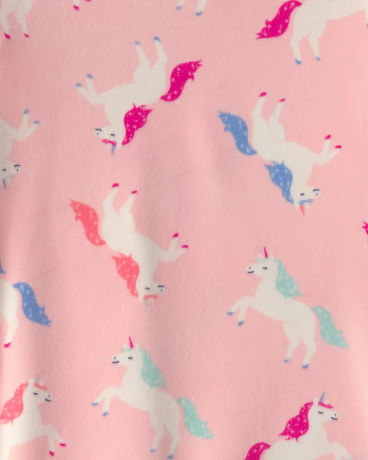 Girls 2-Piece Unicorn DreamPlush Snug Fit Pajama Set - Pink