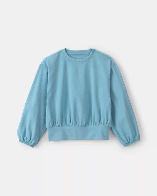 Girls Long-Sleeve Top - Blue