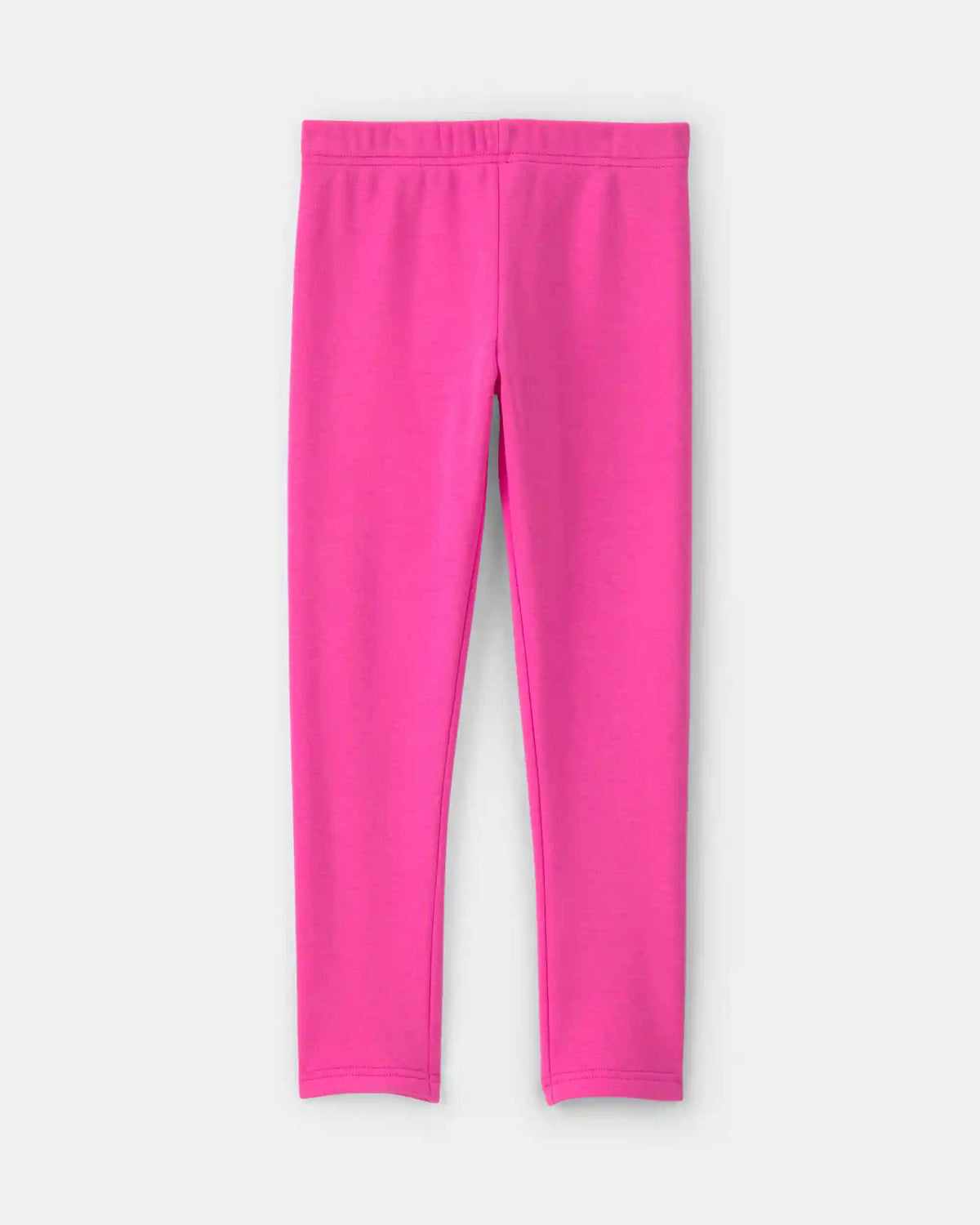 Girls Fleece Pull-On Stretch Leggings - Pink