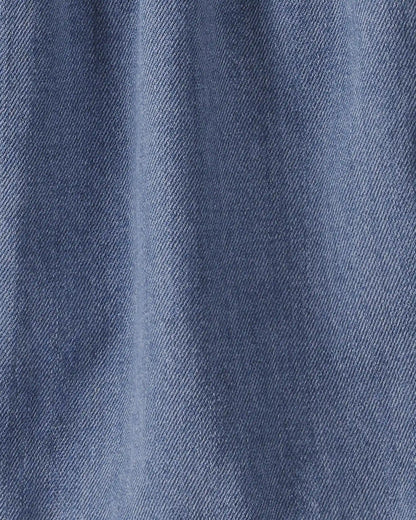Girls Organic Cotton Denim Dress