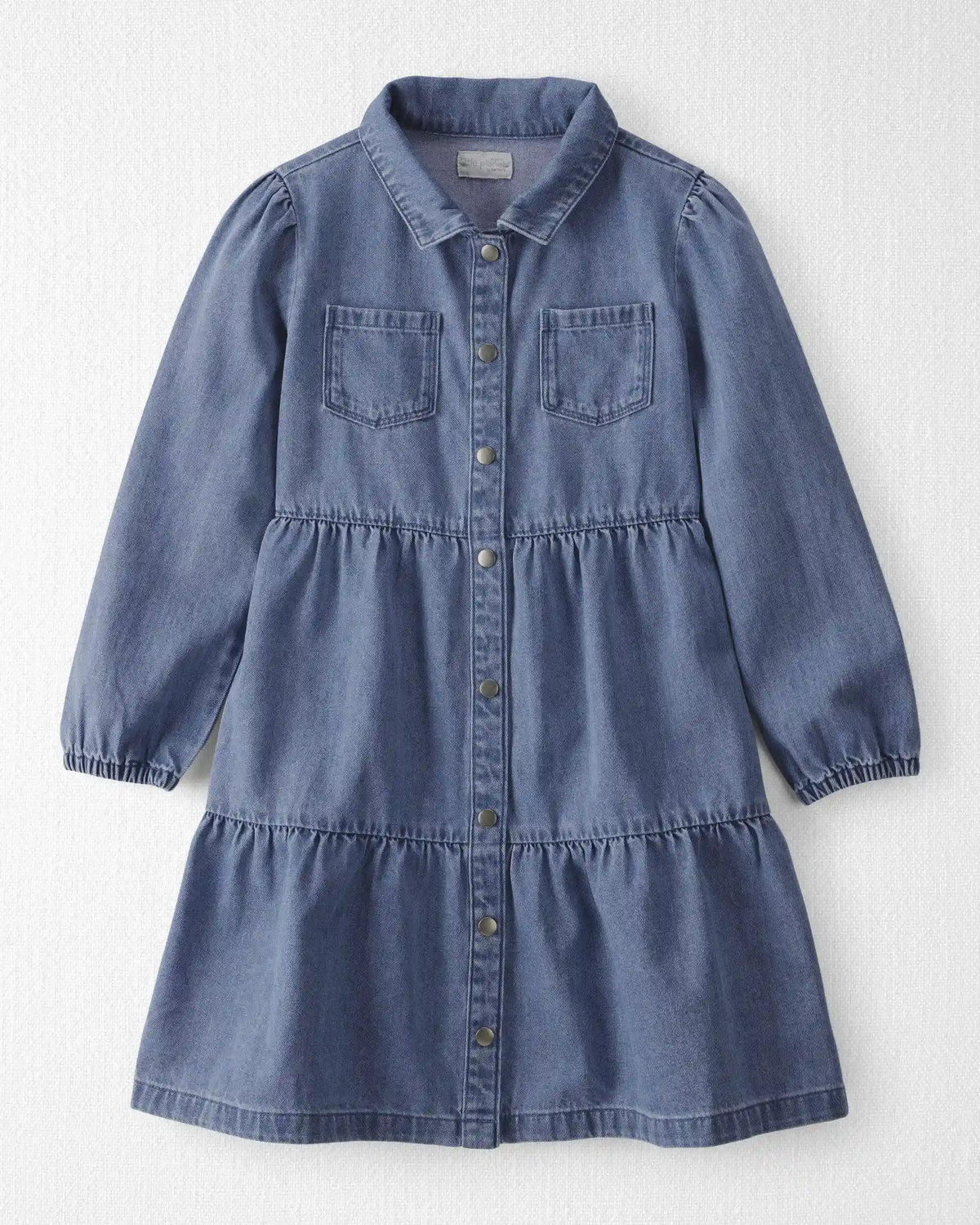Girls Organic Cotton Denim Dress