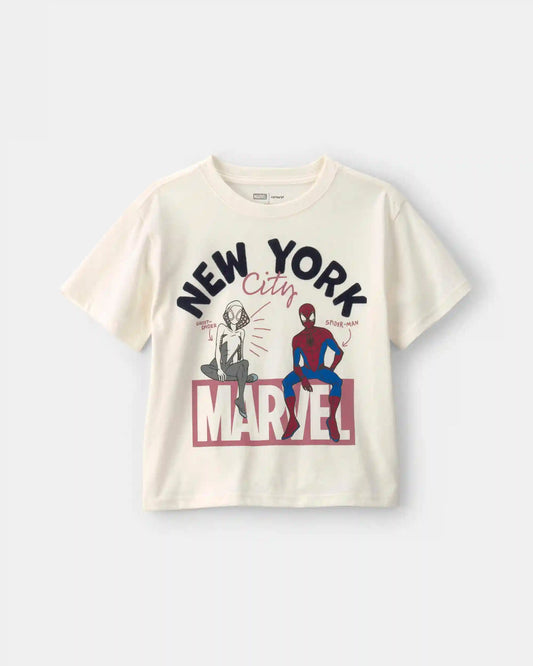 Kids ©Marvel Spider-Man Graphic Tee - Cream