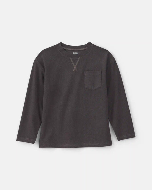 Boys Long-Sleeve T-Shirt - Grey