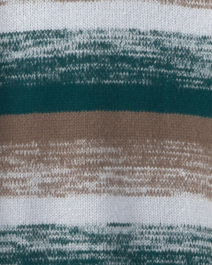 Boys Striped Long-Sleeve Sweater