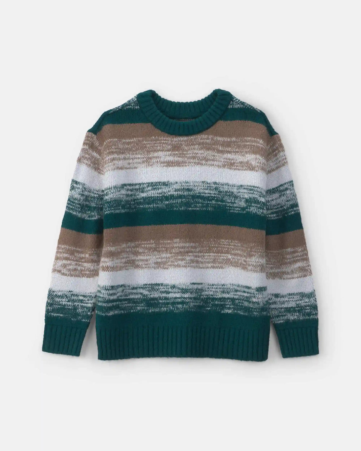 Boys Striped Long-Sleeve Sweater