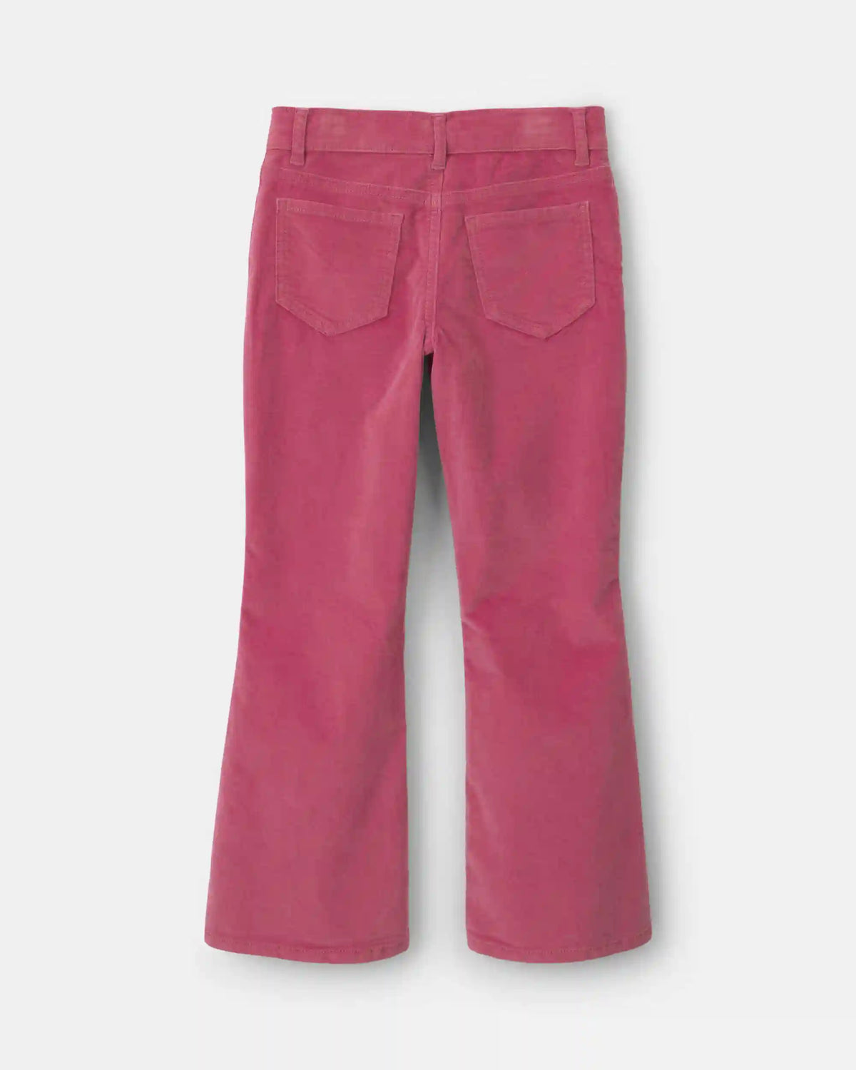 Girls Corduroy Flare Pants - Pink