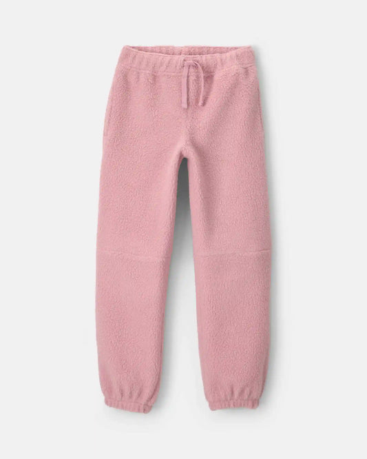Girls Fleece Joggers - Pink
