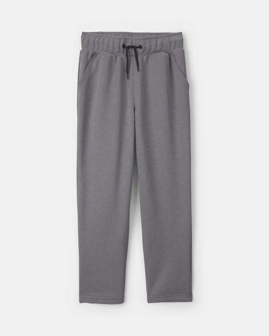 Boys French Terry Active Pants - Grey