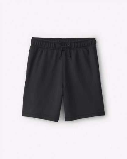 Boys French Terry Active Shorts - Black