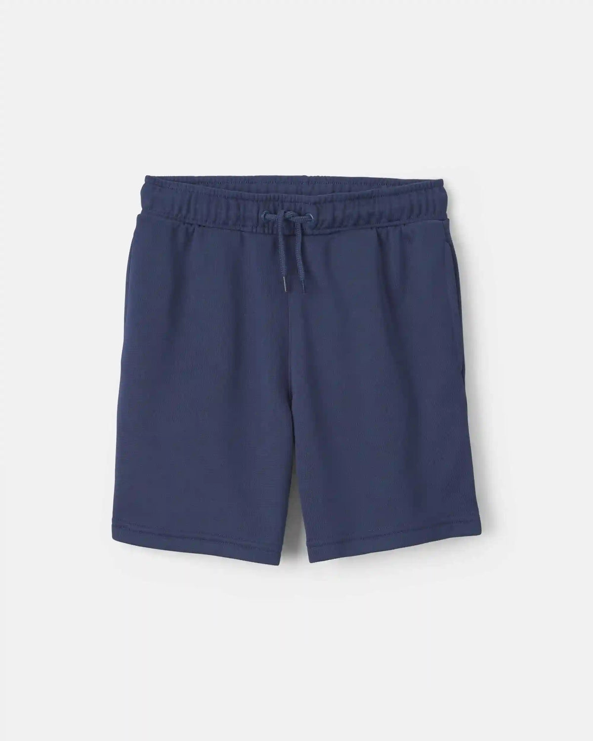 Boys French Terry Active Shorts - Navy Blue