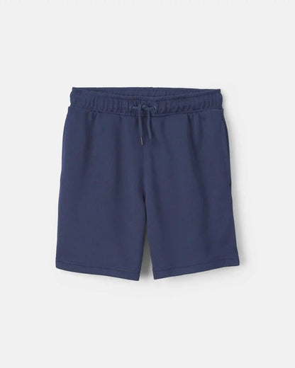 Boys French Terry Active Shorts - Navy Blue